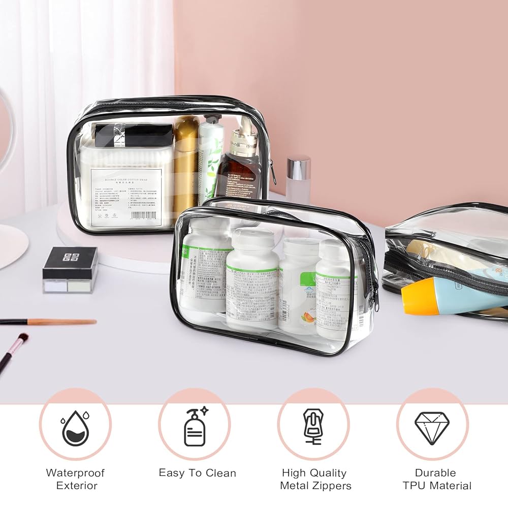【新品】BRIEFING OUTDOOR COSMETICS POUCH SET Amazon.com: Clear Cosmetic Bag Set – TSA Approved 2‑in‑1
